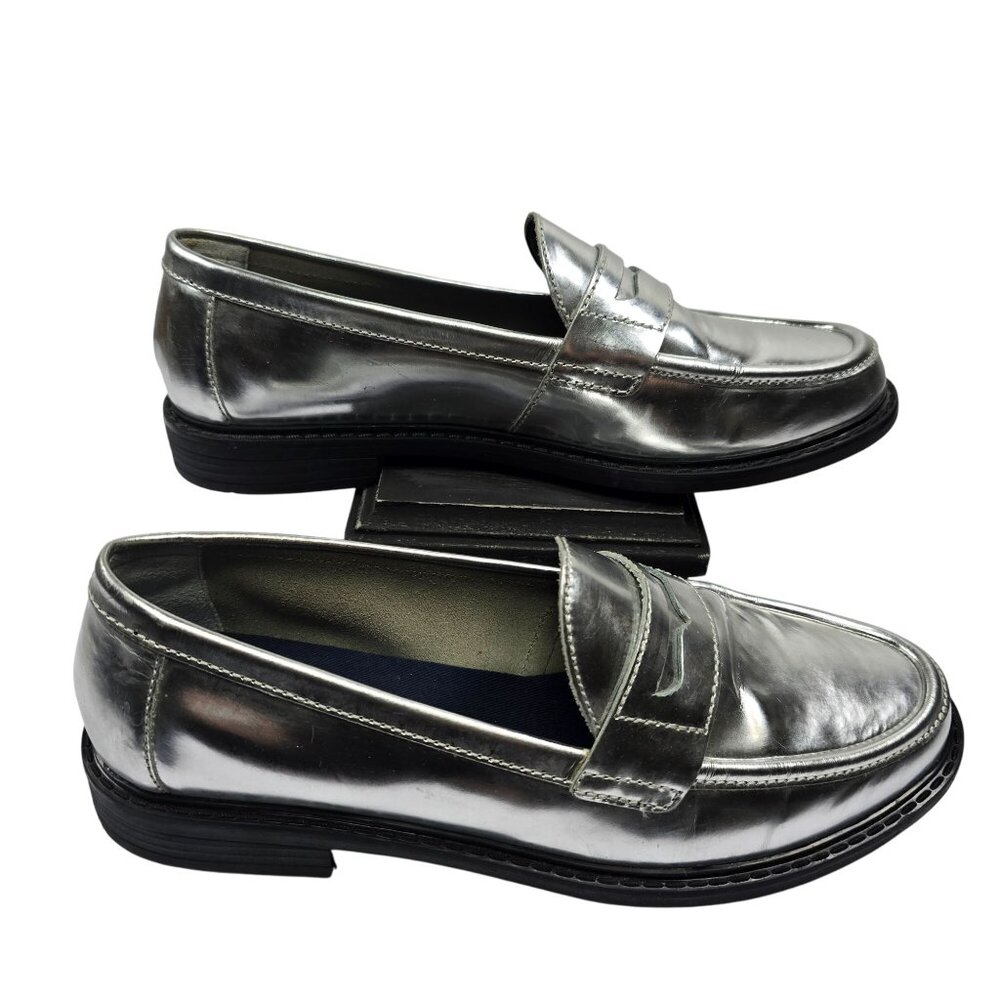 Cole Haan Women's Patent Leather Pinch Penny Loafer Sz 7B - Picture 4 of 10